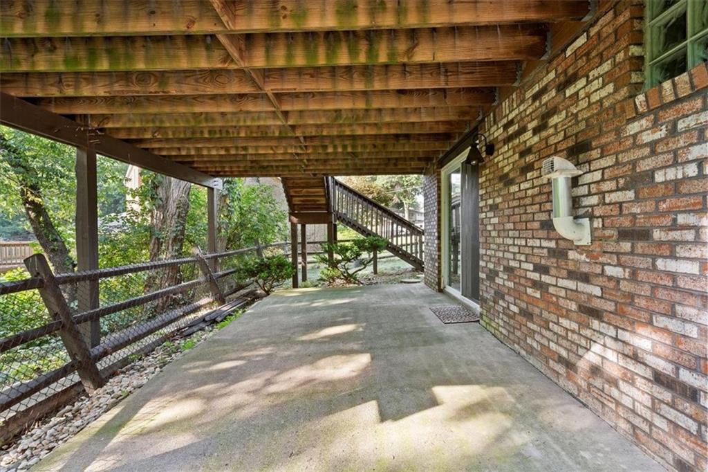 2239 Old Washington Road Pittsburgh, PA 15241 - Photo 37 of 37 a view of a porch with wooden floor and roof