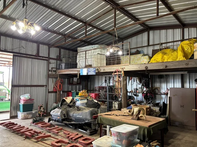 a view of a chairs and tables in patio