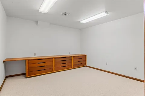 an empty room with an empty space
