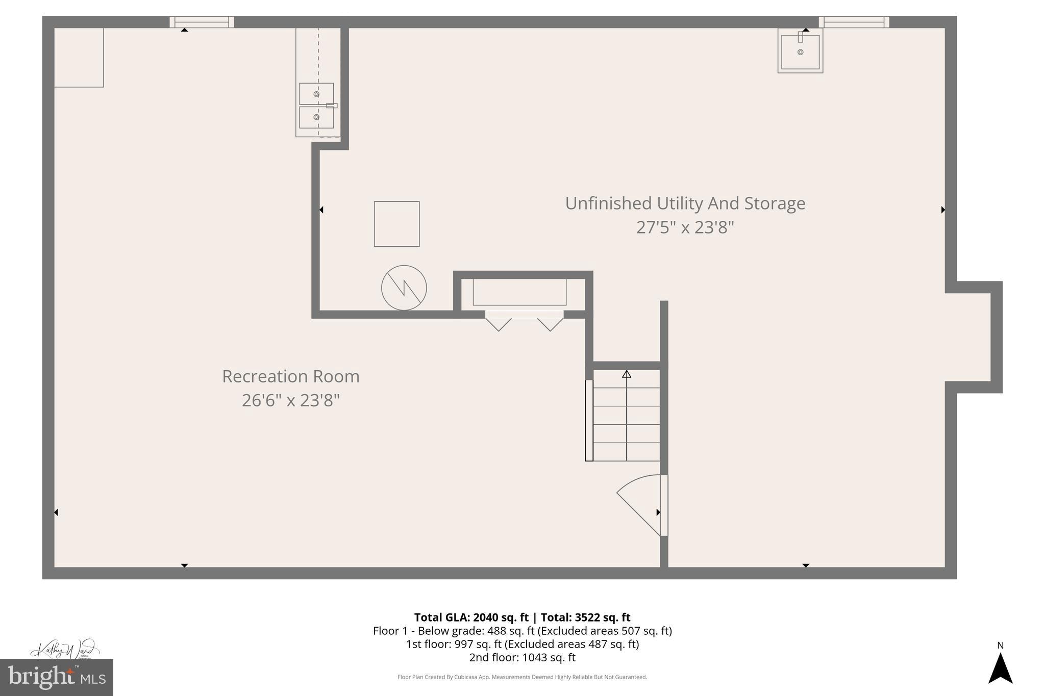 1805 Roxboro Place Crofton, MD 21114 - Photo 42 of 43 Floor Plan: Lower Level