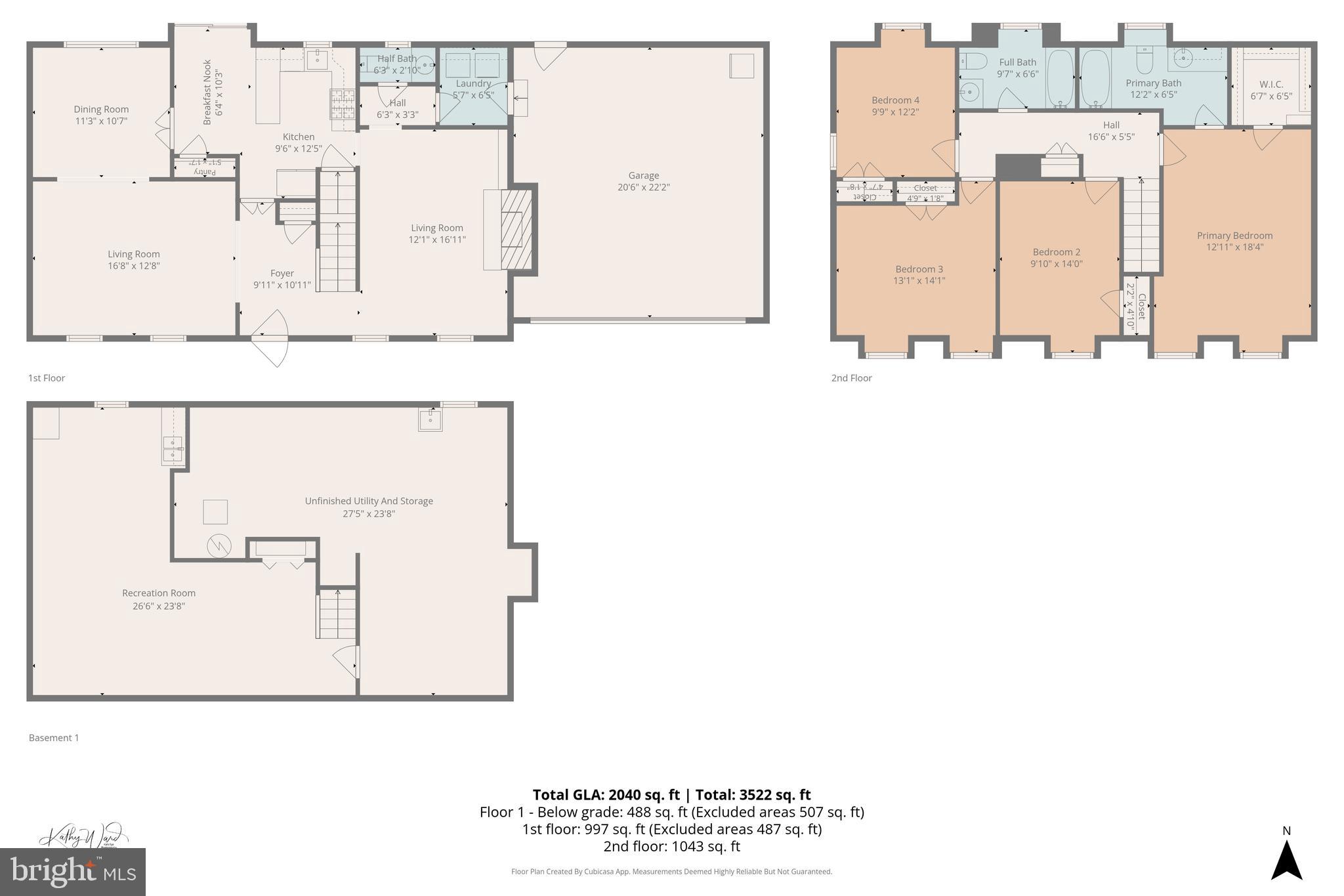 1805 Roxboro Place Crofton, MD 21114 - Photo 43 of 43 Floor Plan: All Levels