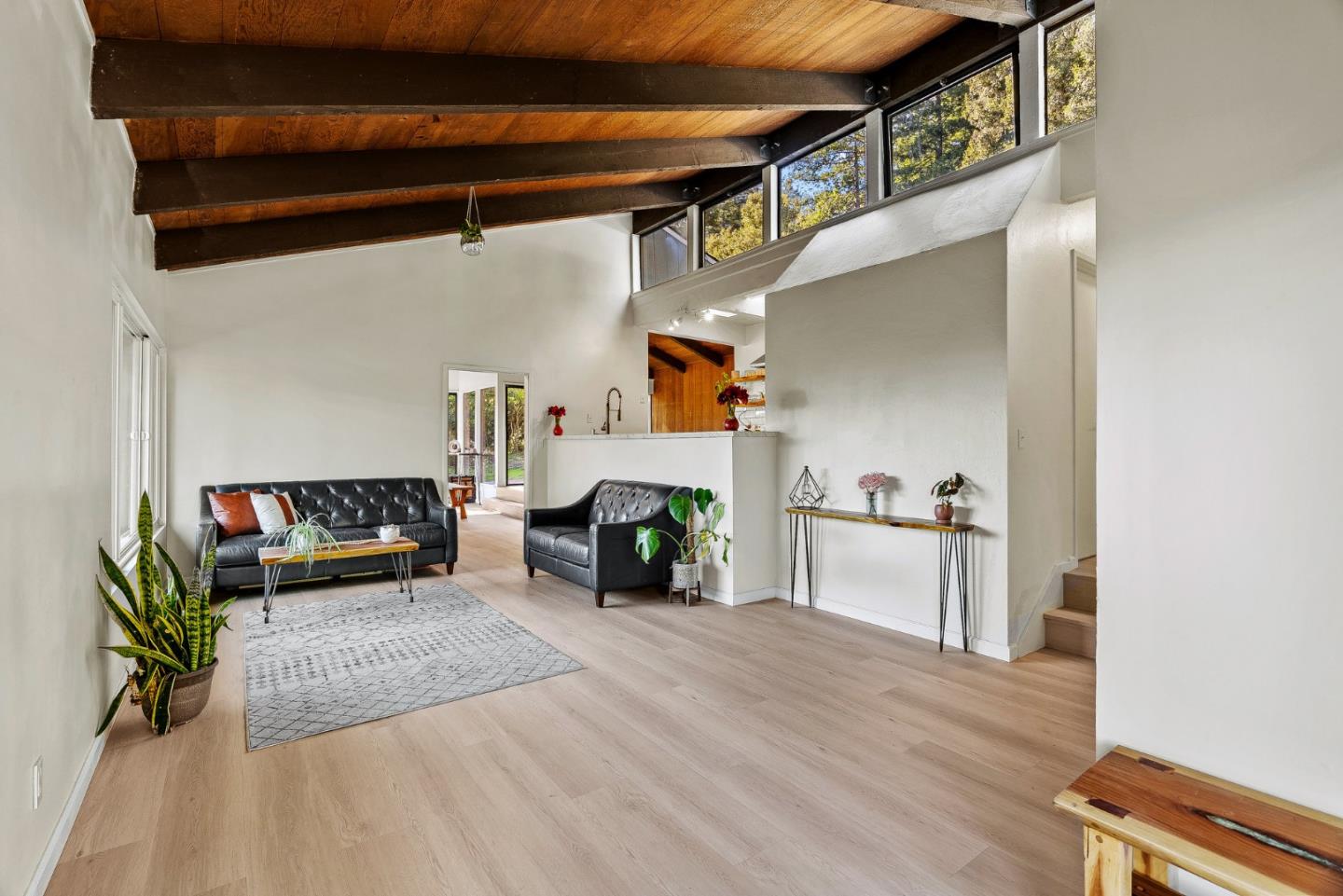 4900 Trout Gulch Road Aptos, CA 95003 - Photo 18 of 33 a view of a livingroom with furniture and a ceiling fan