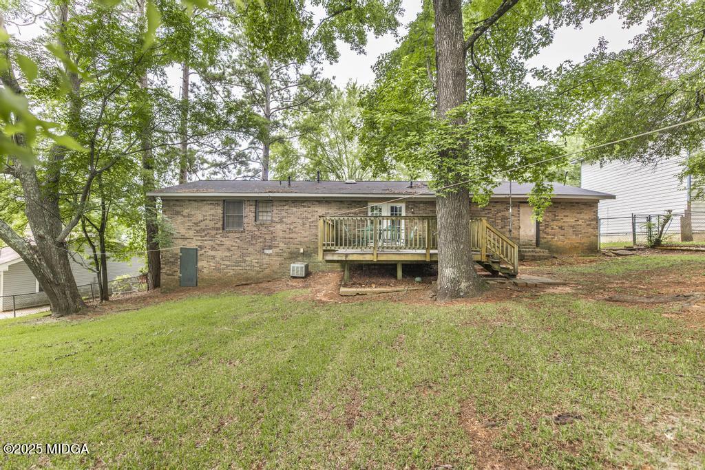 4112 West Hickory Court Macon, GA 31210 - Photo 12 of 12 Back Yard Fenced