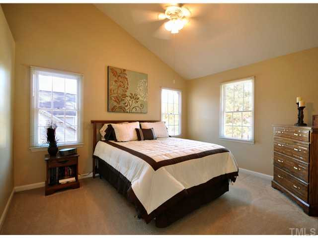 3605 Long Ridge Road Durham, NC 27703 - Photo 6 of 9 Spacious Master Bedroom has vaulted ceilings and large Walk-in Closet. Master Bedroom