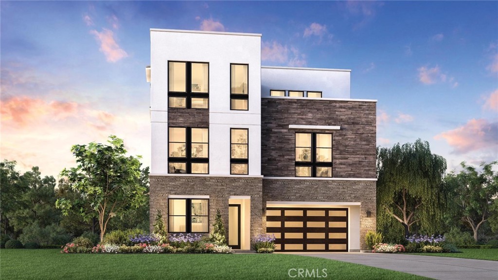 Front Elevation: Melina Mid-Century Modern