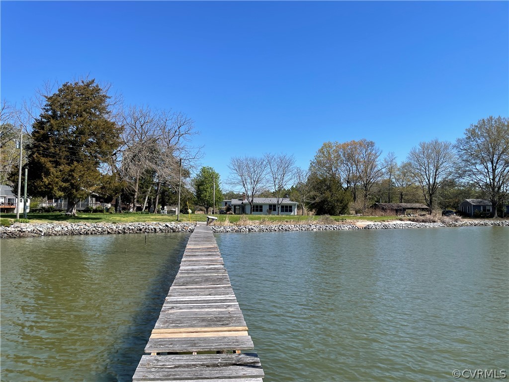 380 Mulberry Creek Road Lancaster, VA 22503 - Photo 28 of 29 from the pier back to the house