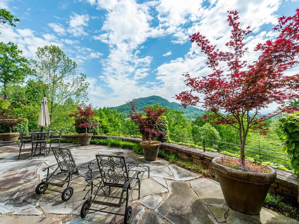 1929 Tree View Trail Arden, NC 28704 - Photo 28 of 35 a view of a patio with table and chairs and potted plants