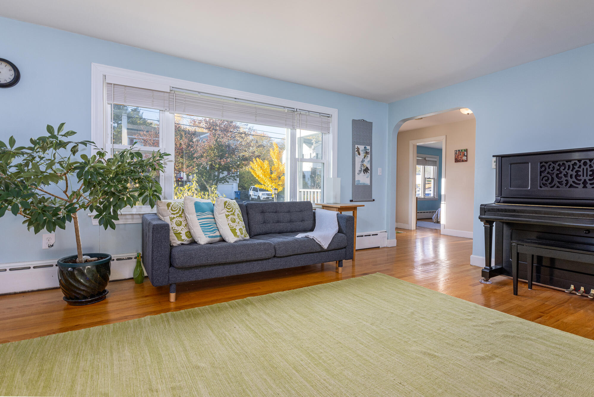 Living Room with Fireplace