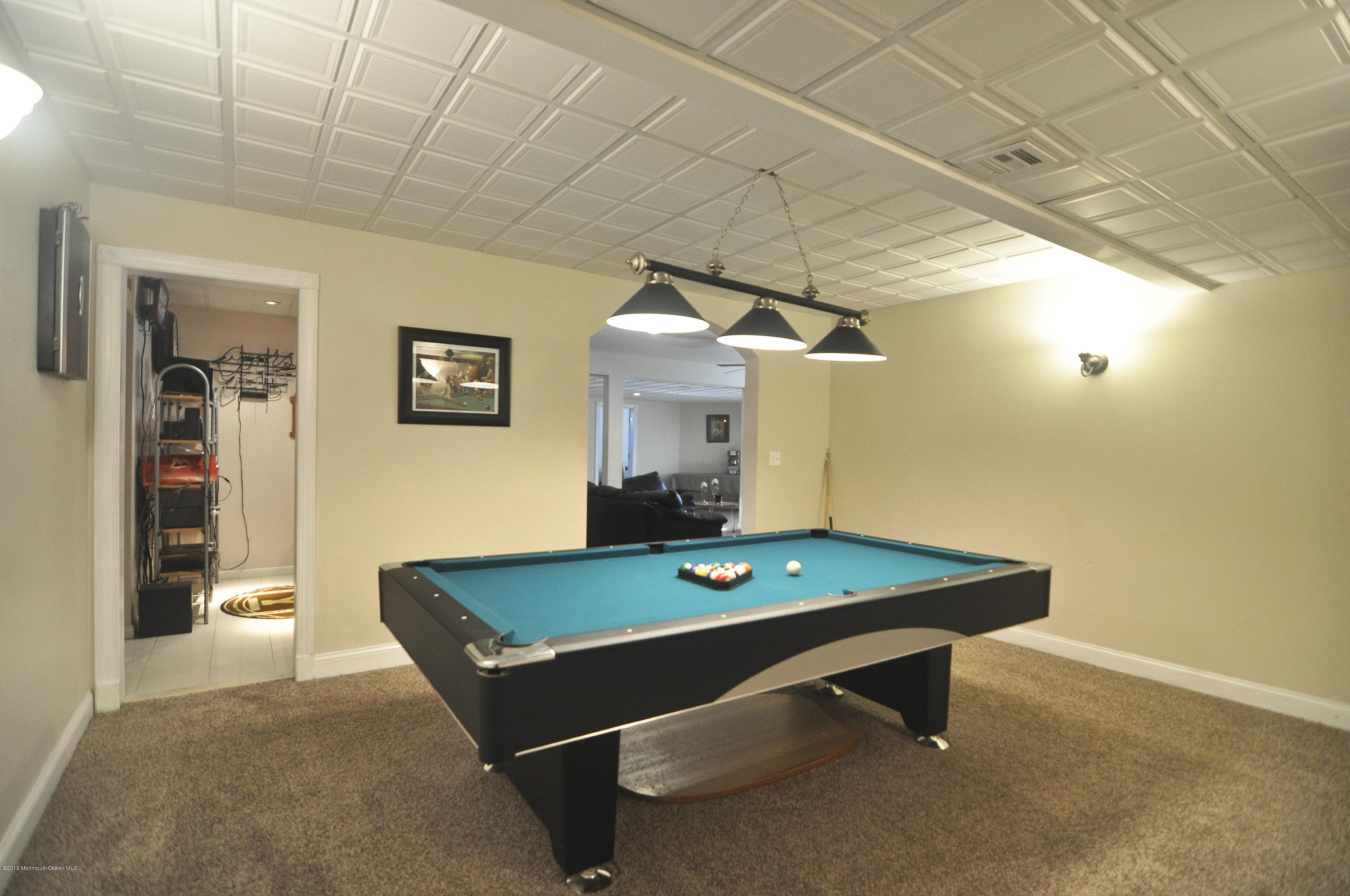 128 Manaqua Road Freehold, NJ 07728 - Photo 27 of 36 basement pool table room