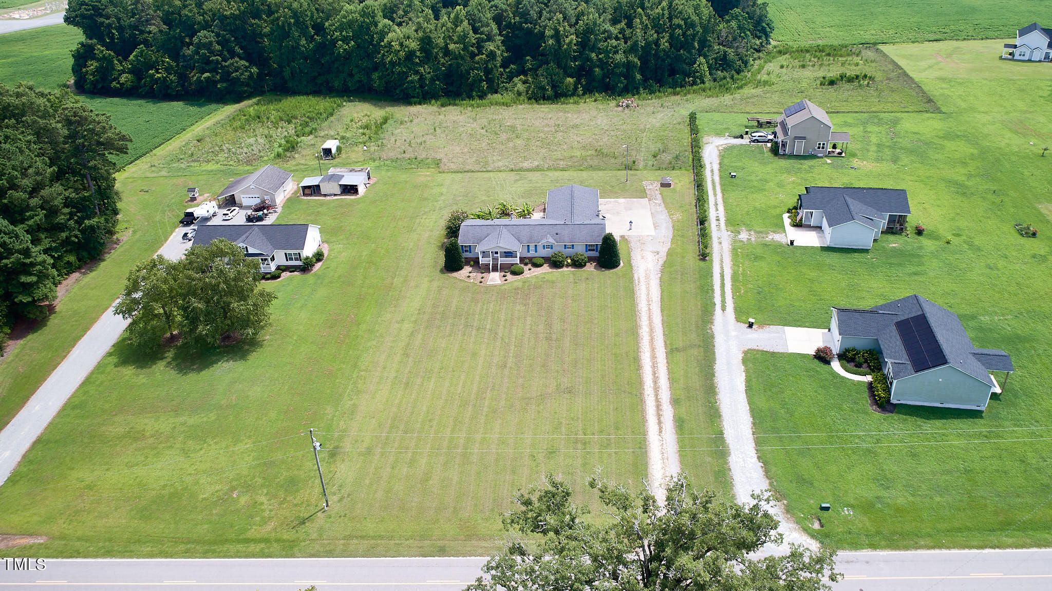1620 Batten Farm Road Selma, NC 27576 - Photo 6 of 40 1620 Batten Farm - Overhead Drone