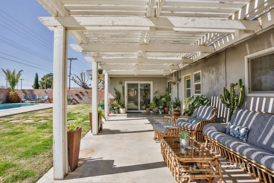 429 West Perdew Avenue Ridgecrest, CA 93555 - Photo 44 of 50 a view of an outdoor space with seating area