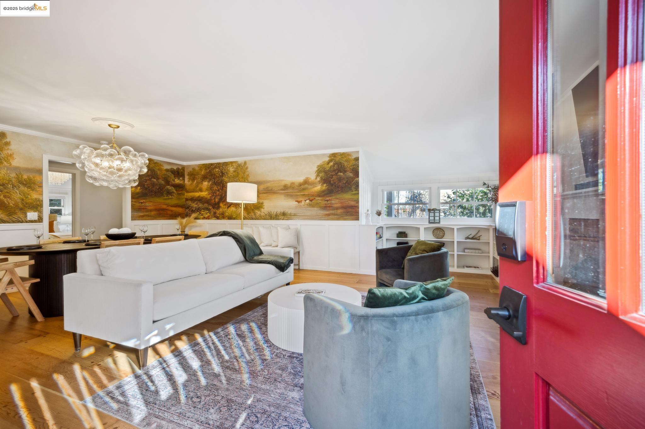 175 Lavell Road Santa Rosa, CA 95403 - Photo 1 of 1 a living room with furniture and a floor to ceiling window