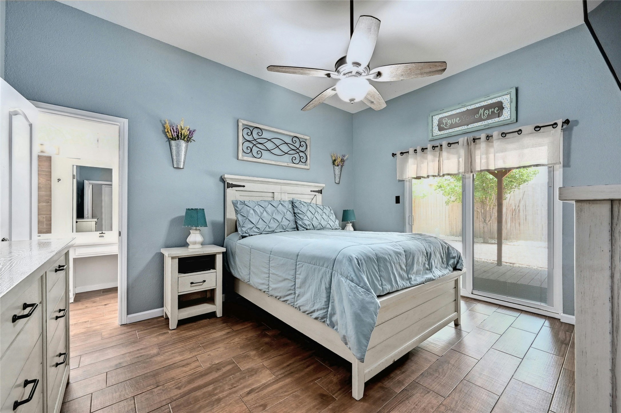 3012 Rochelle Drive Austin, TX 78748 - Photo 12 of 23 Primary Bedroom with your own private backyard access.