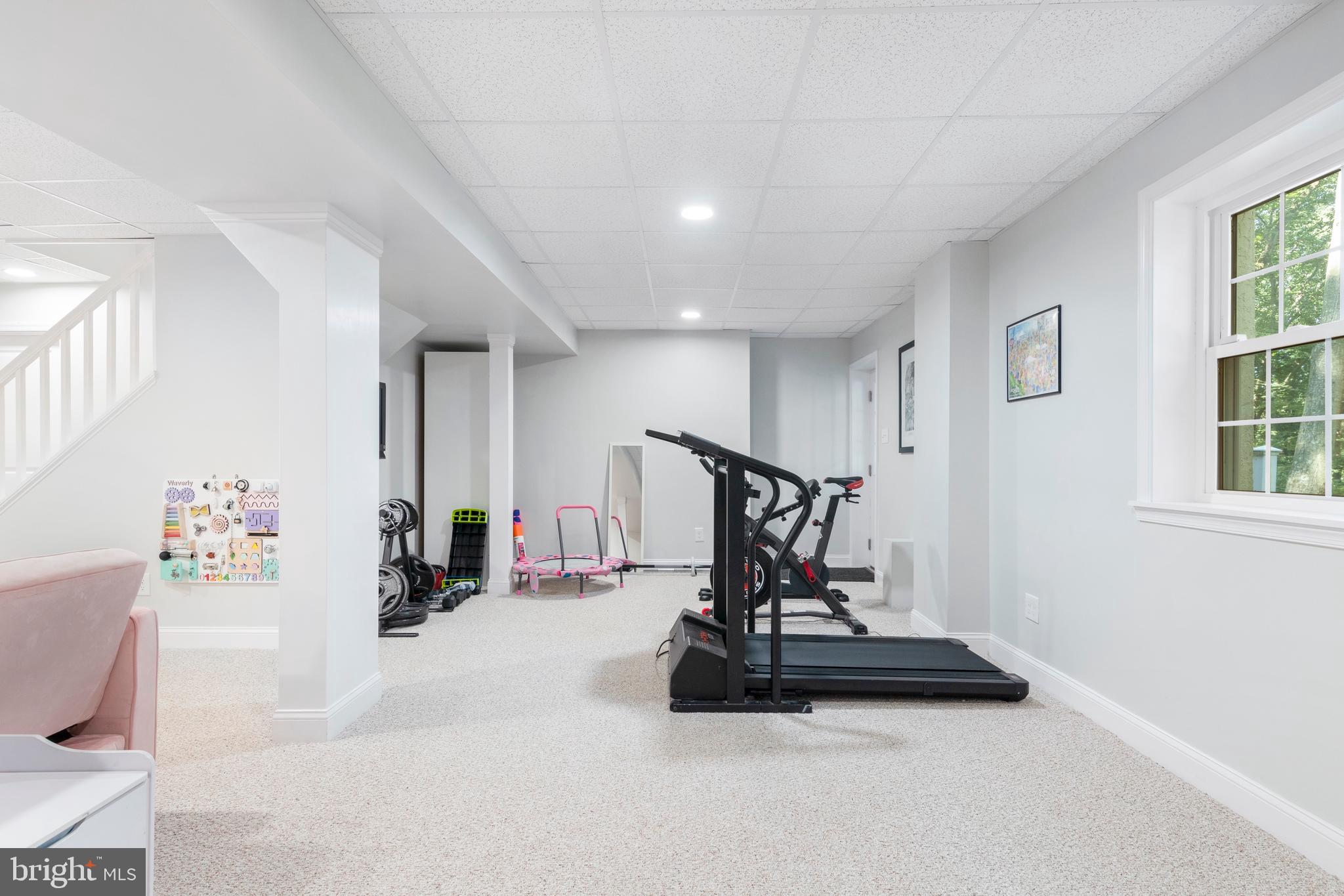 280 Danell Road Wayne, PA 19087 - Photo 56 of 57 Finished Walkout Basement.