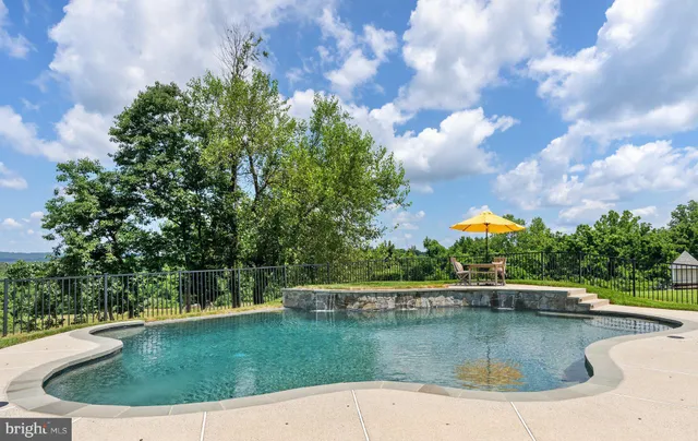 a view of an outdoor space with a lake view