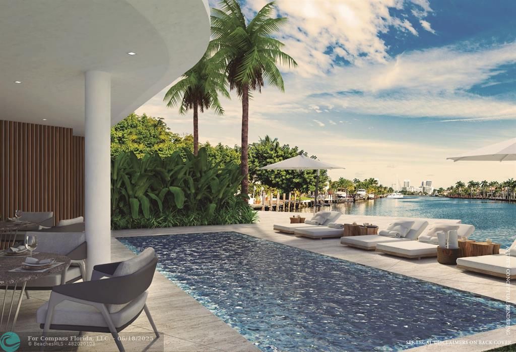 534 Hendricks Isle, Unit 302 Fort Lauderdale, FL 33301 - Photo 17 of 19 a view of a terrace with couches and city view