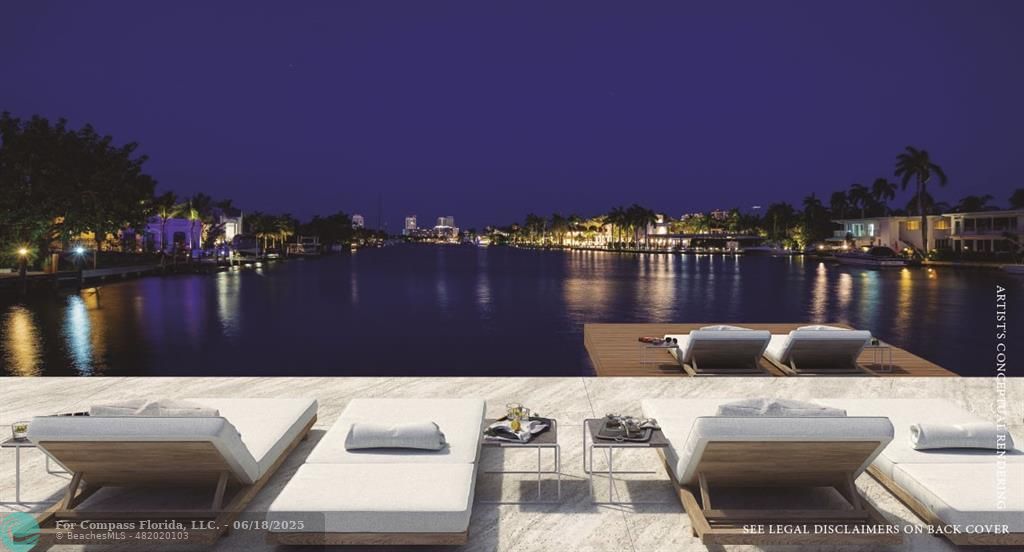 534 Hendricks Isle, Unit 302 Fort Lauderdale, FL 33301 - Photo 19 of 19 a view of city from balcony with outdoor space