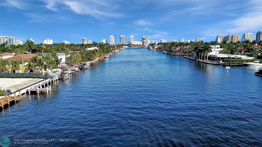 534 Hendricks Isle, Unit 302 Fort Lauderdale, FL 33301 - Photo 3 of 19 a view of a lake with boats