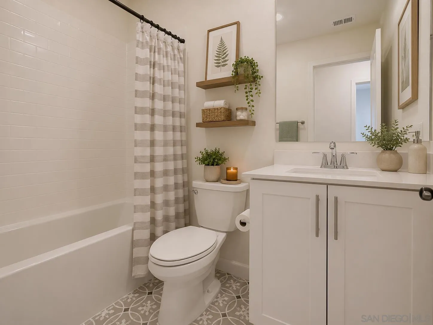4366 Pacifica Way, Unit 3 Oceanside, CA 92056 - Photo 16 of 48 2nd Bathroom on 2nd Floor