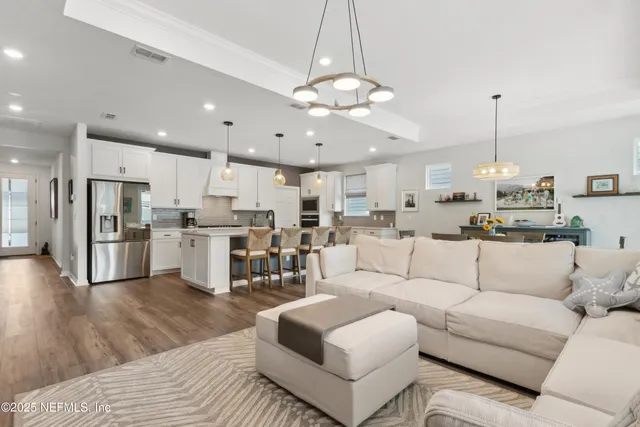 a view of a swimming pool with a yard