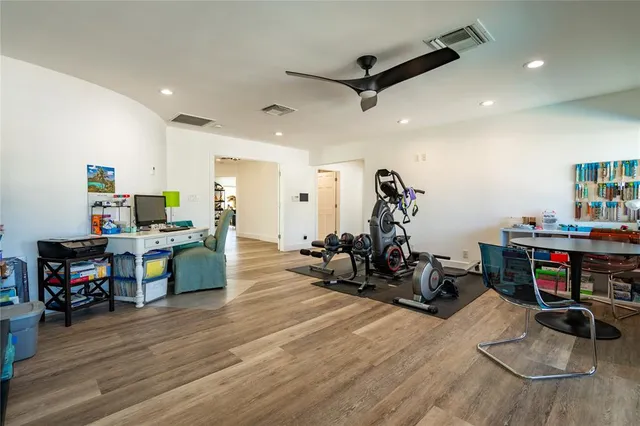 a view of a backyard of a house