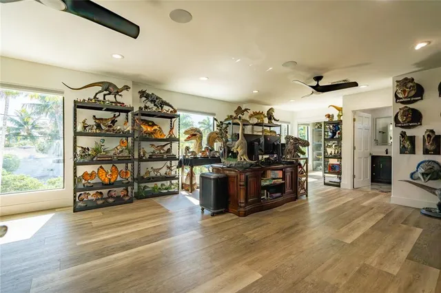 a view of an ocean with beach