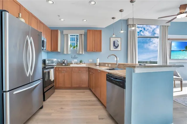 a view of a living room and bathroom