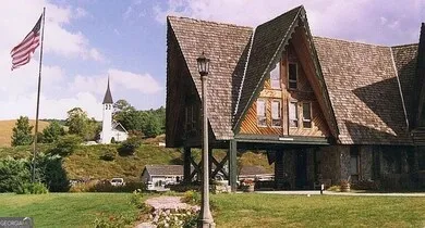 a view of a city with tall buildings