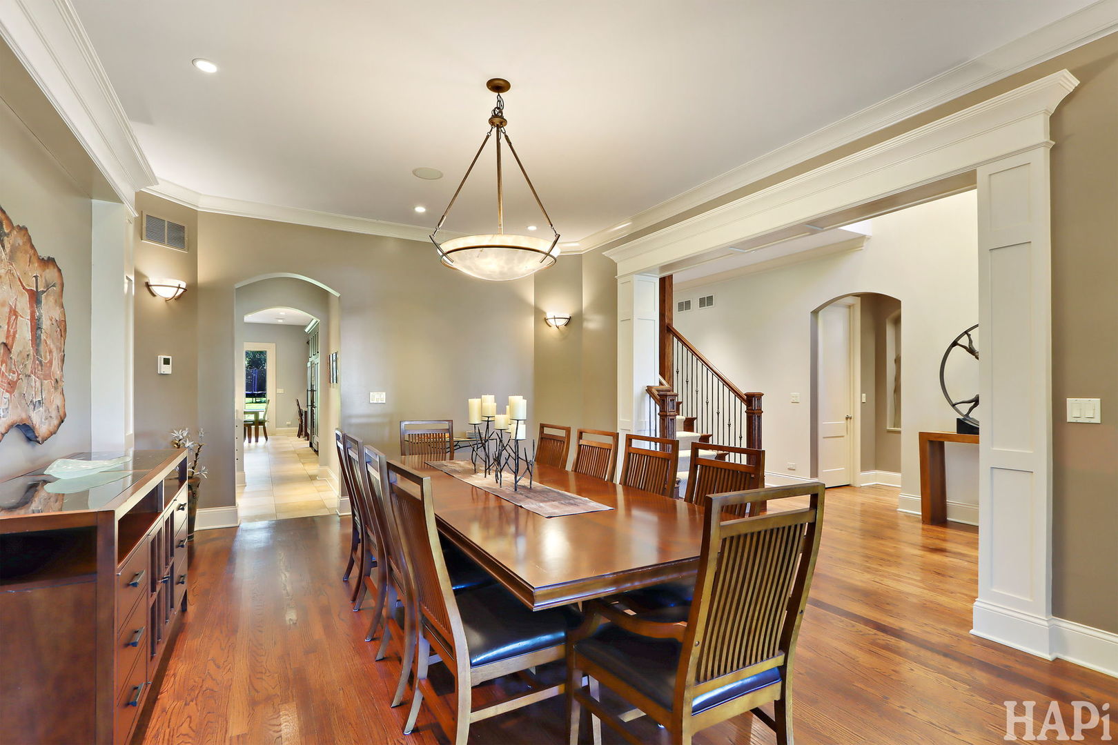 1425 Lee Road Northbrook, IL 60062 - Photo 11 of 53 a dining room with furniture and wooden floor