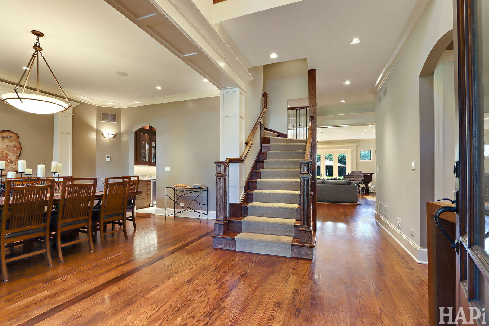 1425 Lee Road Northbrook, IL 60062 - Photo 9 of 53 a view of a dining room with furniture wooden floor and chandelier