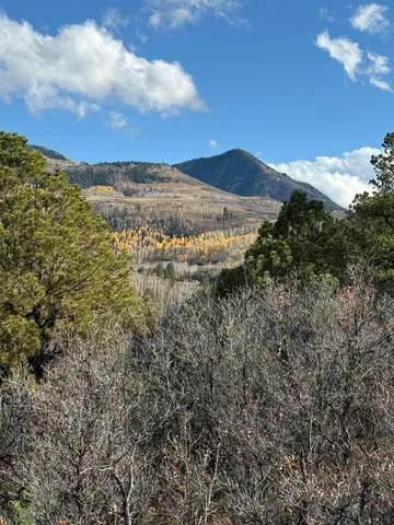 a view of lake and mountain