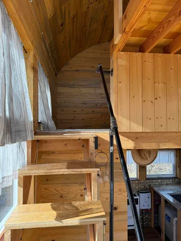 a view of a house with a door