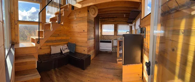 a view of front door