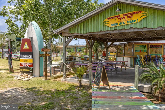 a view of outdoor space with seating