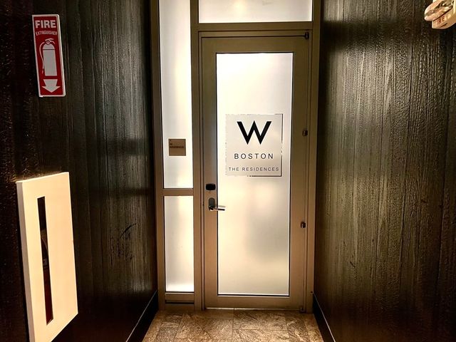 a view of front door