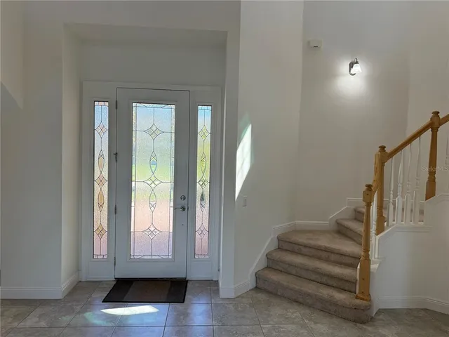 a view of front door