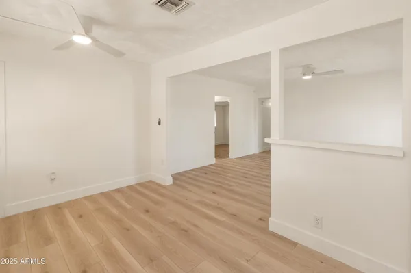 wooden floor in an empty room