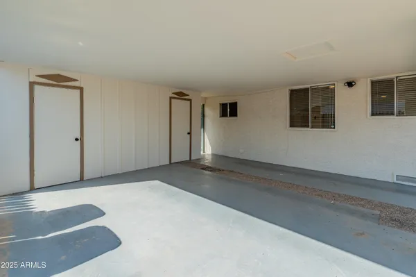 a view of a house with a outdoor space