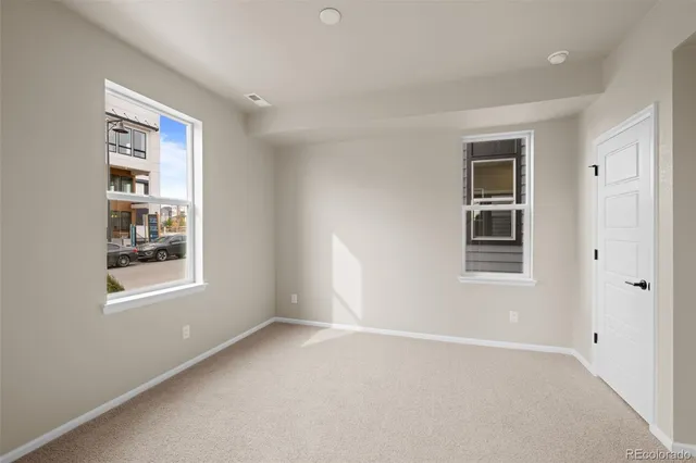 a view of an empty room