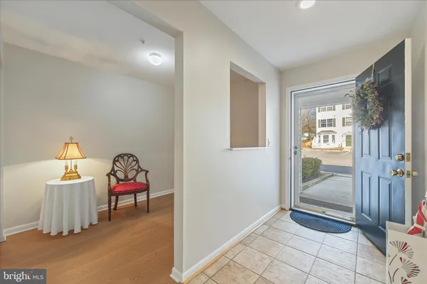 a room with a table and couch