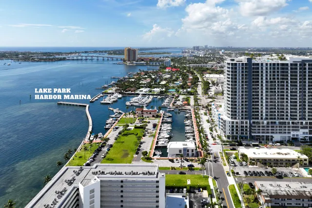 a aerial view of a balcony with chairs