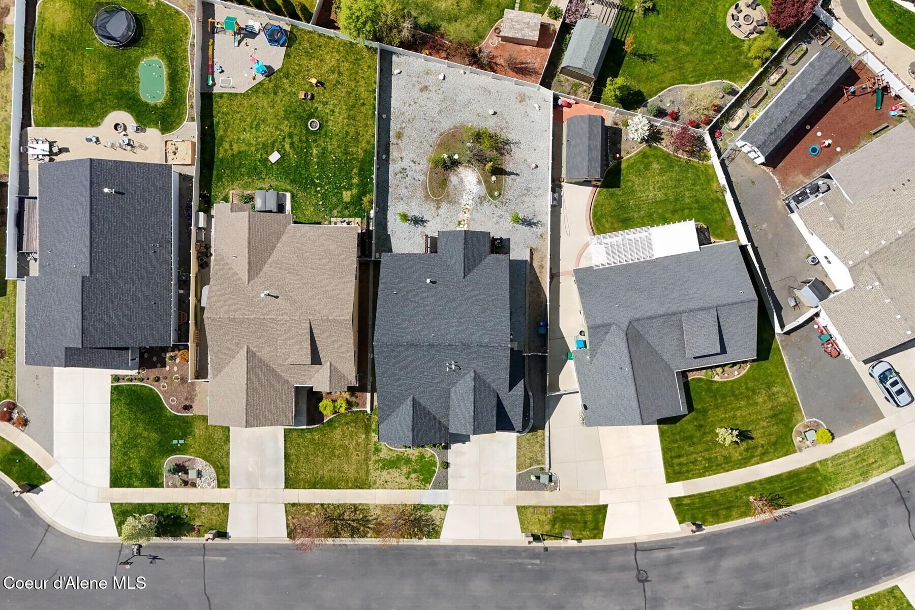 13439 North Shimmering Court Rathdrum, ID 83858 - Photo 19 of 52 Aerial view of home