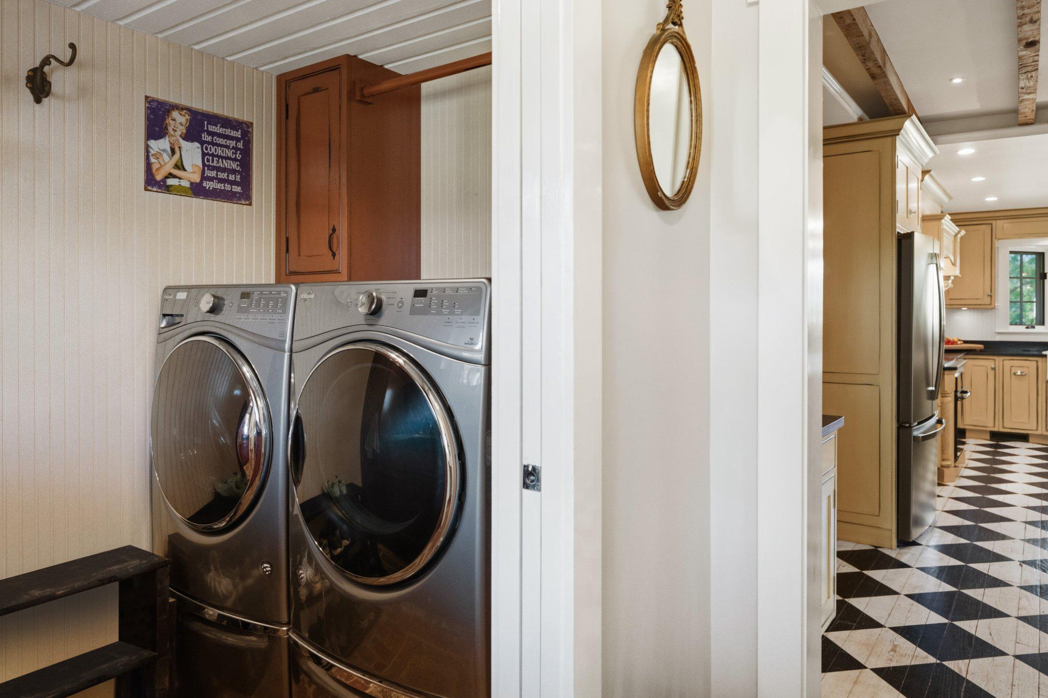 18101 Cattail Road Poolesville, MD 20837 - Photo 41 of 79 Charming laundry / mudroom with vintage flair.