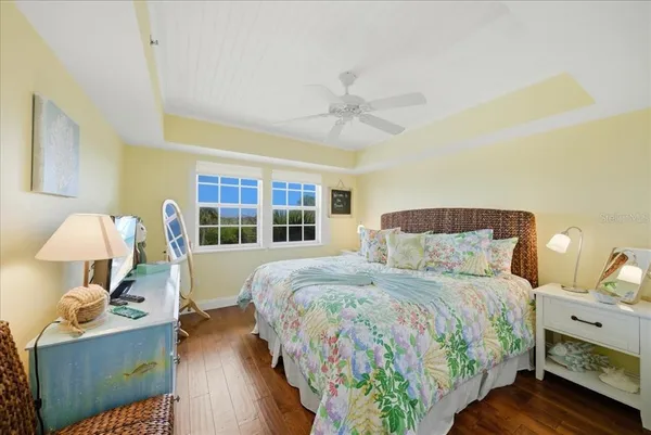 a view of a patio with a table and chairs
