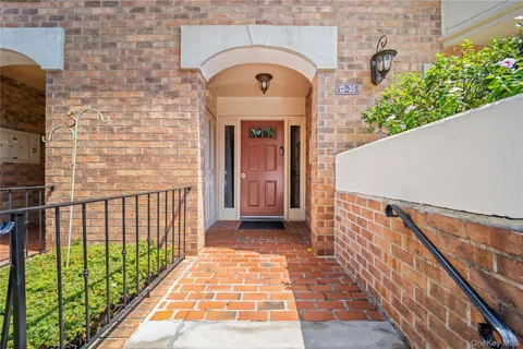 a view of a door of the house