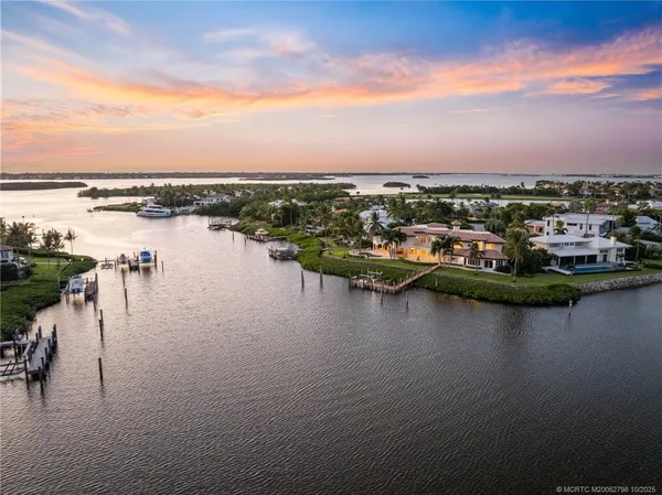 a view of a city and lake view