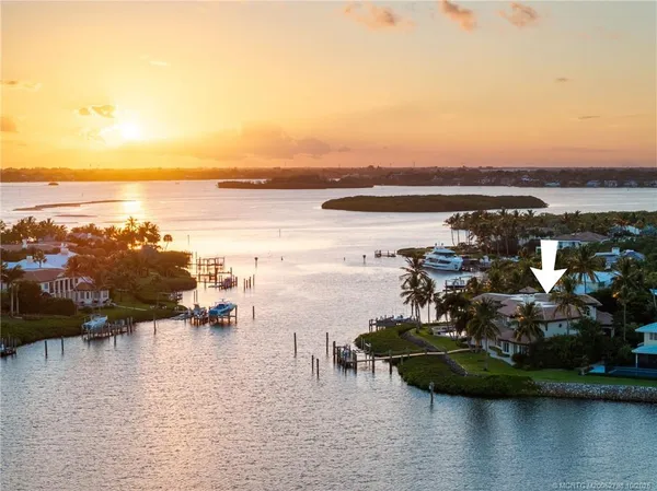 a view of a city and ocean view