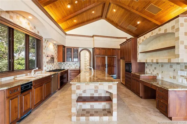 a view of a city with swimming pool