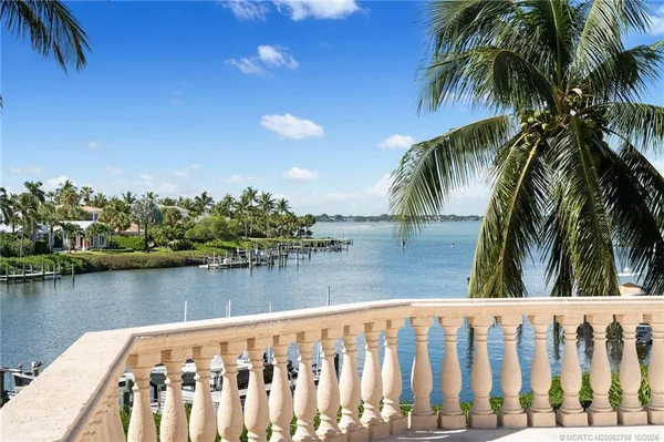 a view of a house with a lake view