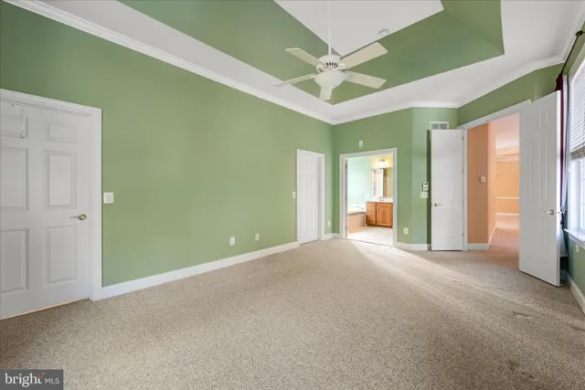 a view of an empty room